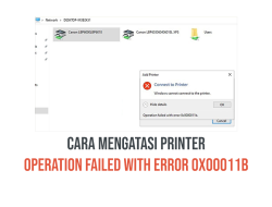 Printer Operation Failed with Error 0x00011b, Ini Cara Mengatasinya!